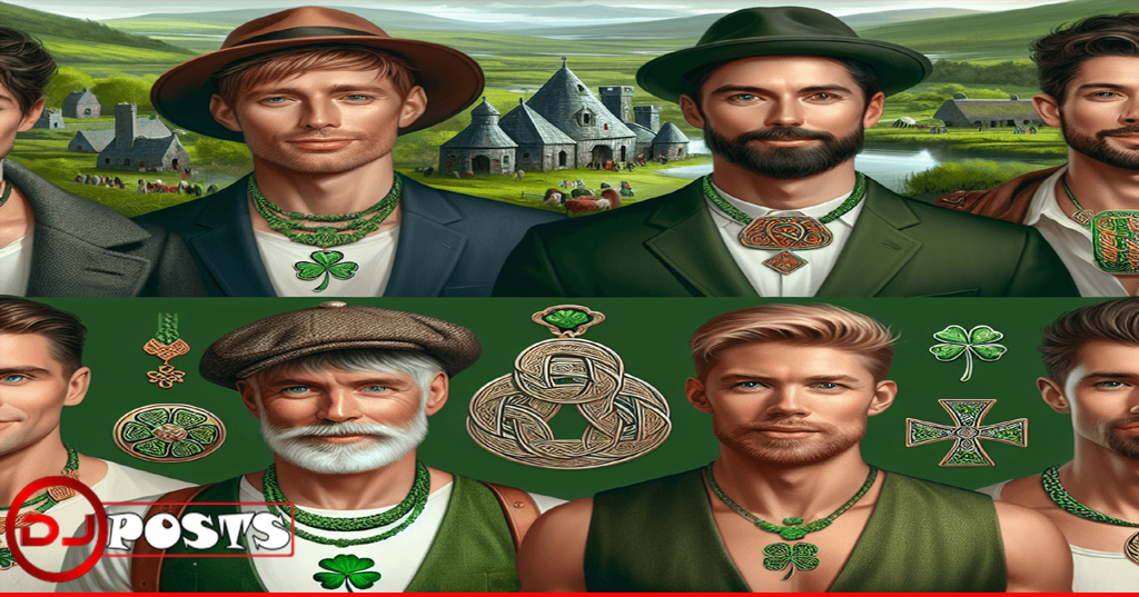 men what kind of necklace to highlight irish heritage